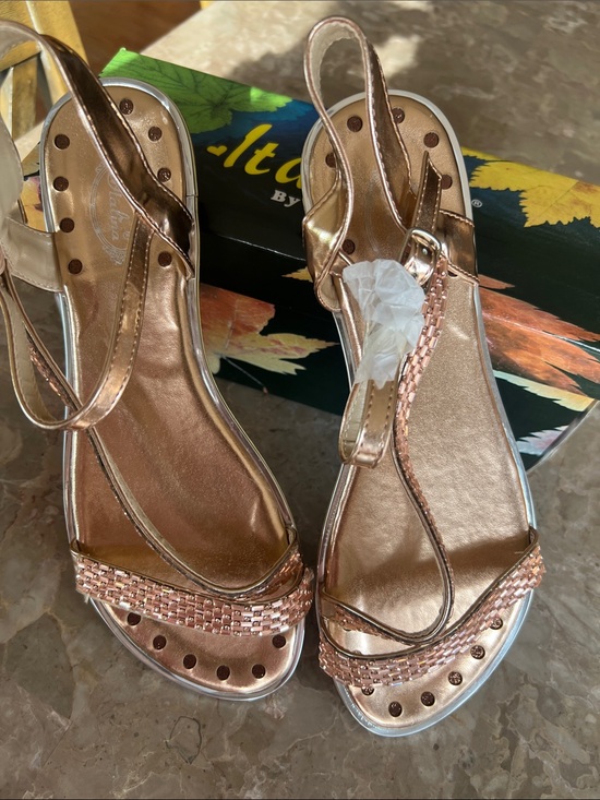 Italina by Summer Rio Shoes - Italiana by Summer rio rose gold sandals